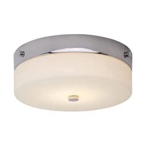 1 Light Medium Flush Light - Polished Chrome