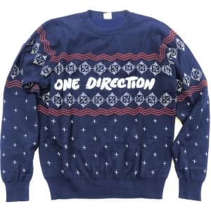 One Direction - Christmas Jumper Unisex Small Sweatshirt - Blue