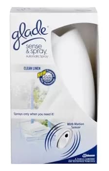 Glade Sense and Spray Automatic Unit with Refill Clean Linen 18ml