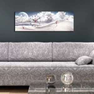 3090CS-57 Multicolor Decorative Canvas Wall Clock