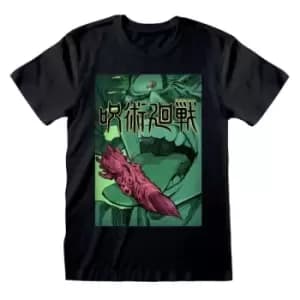 Jujutsu Kaisen - Finger Licking Unisex Small T-Shirt - Black