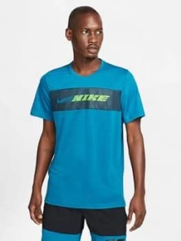 Nike Training Dry Superset Energy T-Shirt - Green Size M Men