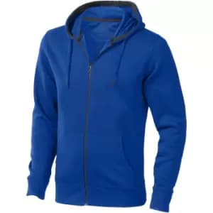 Elevate Mens Arora Hooded Full Zip Sweater (M) (Blue)