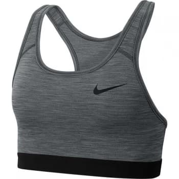 Nike Swoosh Medium-Support Sports Bra Ladies - Carbon Grey