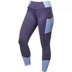 Dublin Girls Power Performance Colour Block Horse Riding Tights (22 in) (Blue)