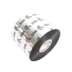 Zebra 03200BK06045 Original Wax/Resin Printer Ribbon 3200 (60mm x 450m)