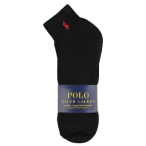 Polo Ralph Lauren Three Pack Sport Socks - Black