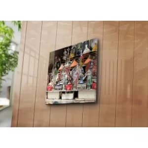 4545AO-2 Multicolor Decorative Canvas Painting