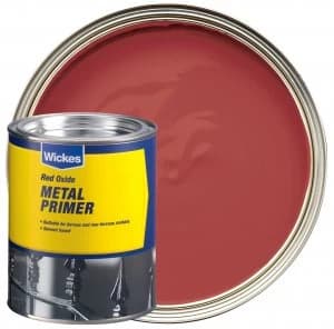 Wickes Metal Primer Paint - Red Oxide 750ml