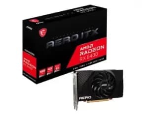 MSI Radeon RX 6400 AERO ITX 4GB Graphics Card