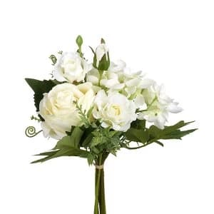 White Flower Bunch Artificial Flowers By Heaven Sends