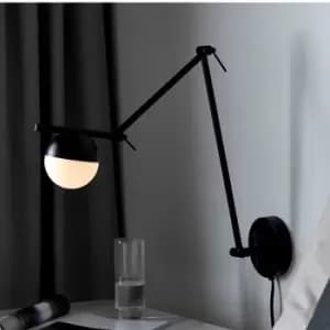 Nordlux Contina Wall Light with Plug - Black
