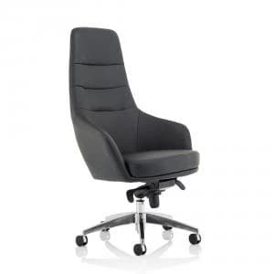 Trexus Fenton High Back PU Leather Black Ref EX000214