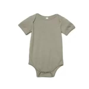 Bella + Canvas Baby Jersey Short Sleeve Onesie (3-6 Months) (Heather Stone)