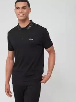 BOSS Boss Paddy 9 Polo Shirt, Black Size M Men