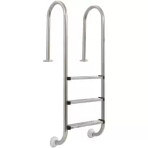 Vidaxl - Pool Ladder 3 Steps Stainless Steel 304 120cm - Silver