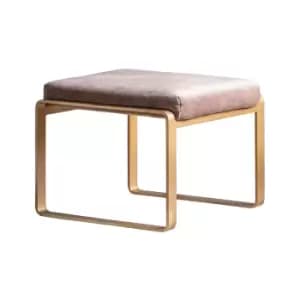 Mineral Brown Footstool