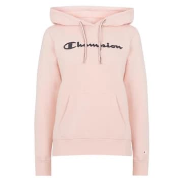 Champion Hooded Sweatshirt Womens - Pink