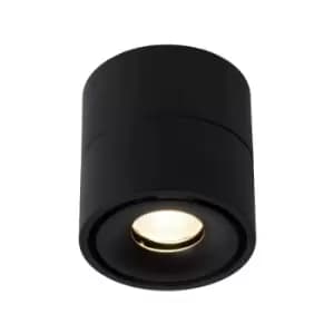 Yumiko Modern Surface Mounted Ceiling Spotlight - Ø7,8cm - LED Dim. - 1x8W 2700K - Black