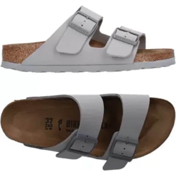 Birkenstock Womens Arizona Two Strap Sandals Stone Coin BF, 5