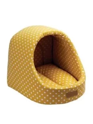 Happy Pet Little Rascals Pet Den Mustard Spot 50X47X43Cm