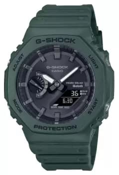 Casio GA-B2100-3AER Mens Bluetooth G-Shock Green Solar Watch