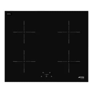 SMEG Si564Duk 4 Zone Black Glass Induction Hob, (W)600mm