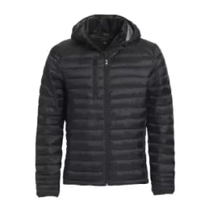 Clique Mens Hudson Padded Jacket (3XL) (Black)