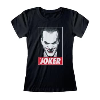 DC Batman - The Joker Womens Large T-Shirt - Black