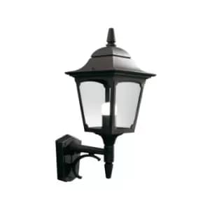 Elstead Chapel - 1 Light Outdoor Wall Lantern Light Black IP44, E27
