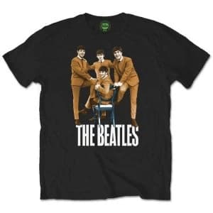 The Beatles Chair Mens XX-Large T-Shirt - Black