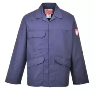 Biz Flame Pro Mens Flame Resistant Jacket Navy M
