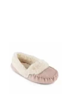 Suedette Moccasin Slippers