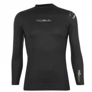 Gul EVORACE Long Sleeve Rash Vest Mens - Black