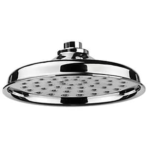 Croydex Traditional Rain Shower Head - Chrome