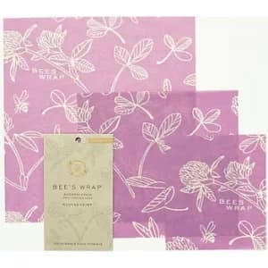 Bee's Wrap 3-pack Assorted 'Mimi's Purple' small/medium/large