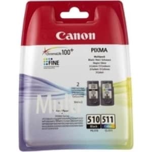 Canon PG510 Black and CL511 Tri Colour Ink Cartridge