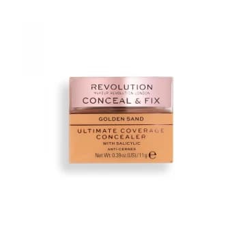 Makeup Revolution Conceal & Fix Ultimate Coverage Concealer Golden Sand