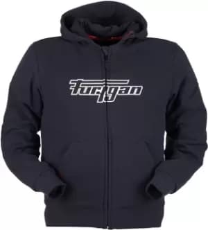 Furygan Luxio Evo Motorcycle Zip Hoodie, blue, Size 2XL, blue, Size 2XL