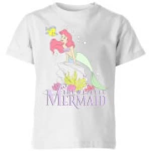 Disney Little Mermaid Kids T-Shirt - White - 11-12 Years