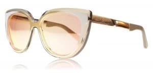 Jimmy Choo Cindy Sunglasses Grey / Ivory / Gold 1RX 57mm