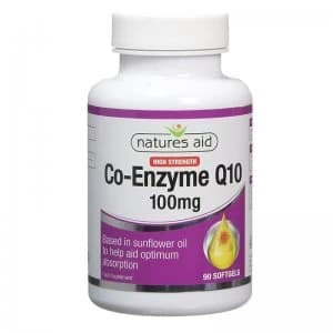 Natures Aid Co-Enzyme Q10 100mg 90 Softgels