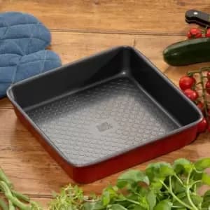 Hairy Bikers Small Roasting Tin - Red