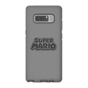 Nintendo Super Mario Distressed Logo Phone Case - Samsung Note 8 - Tough Case - Gloss