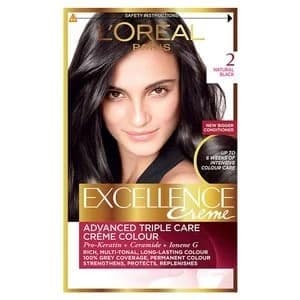 Excellence Creme 2.0 Natural Black Hair Dye Black
