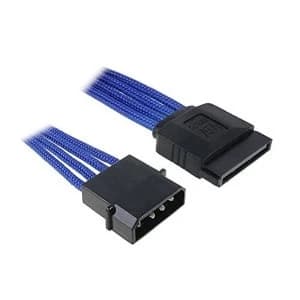 BitFenix Alchemy Molex to SATA Adapter 45cm - sleeved blue/black