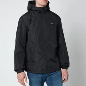 Tommy Jeans Mens Packable Windbreaker Jacket - Black - L