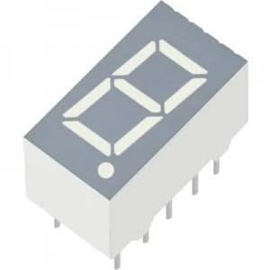 Seven segment display Red 9.14mm 1.85 V No. of digits 1