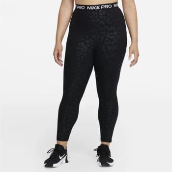 Nike Pro Dri-FIT Womens 7/8 High-Rise Printed Tights - Black Leo