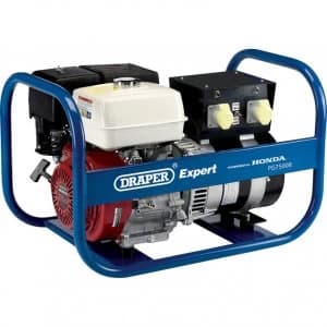 Draper Expert PG7500R Petrol Generator Honda Engine 7.5Kva